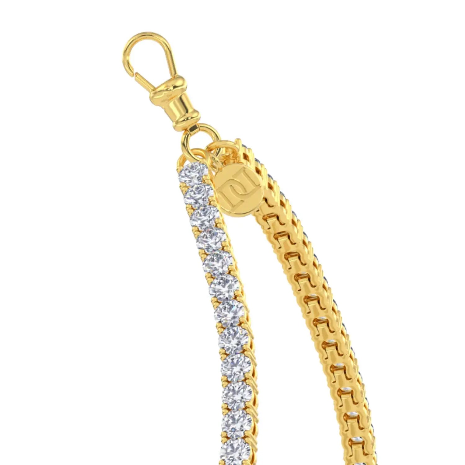 Custom Diamond Wristlet - PARIS