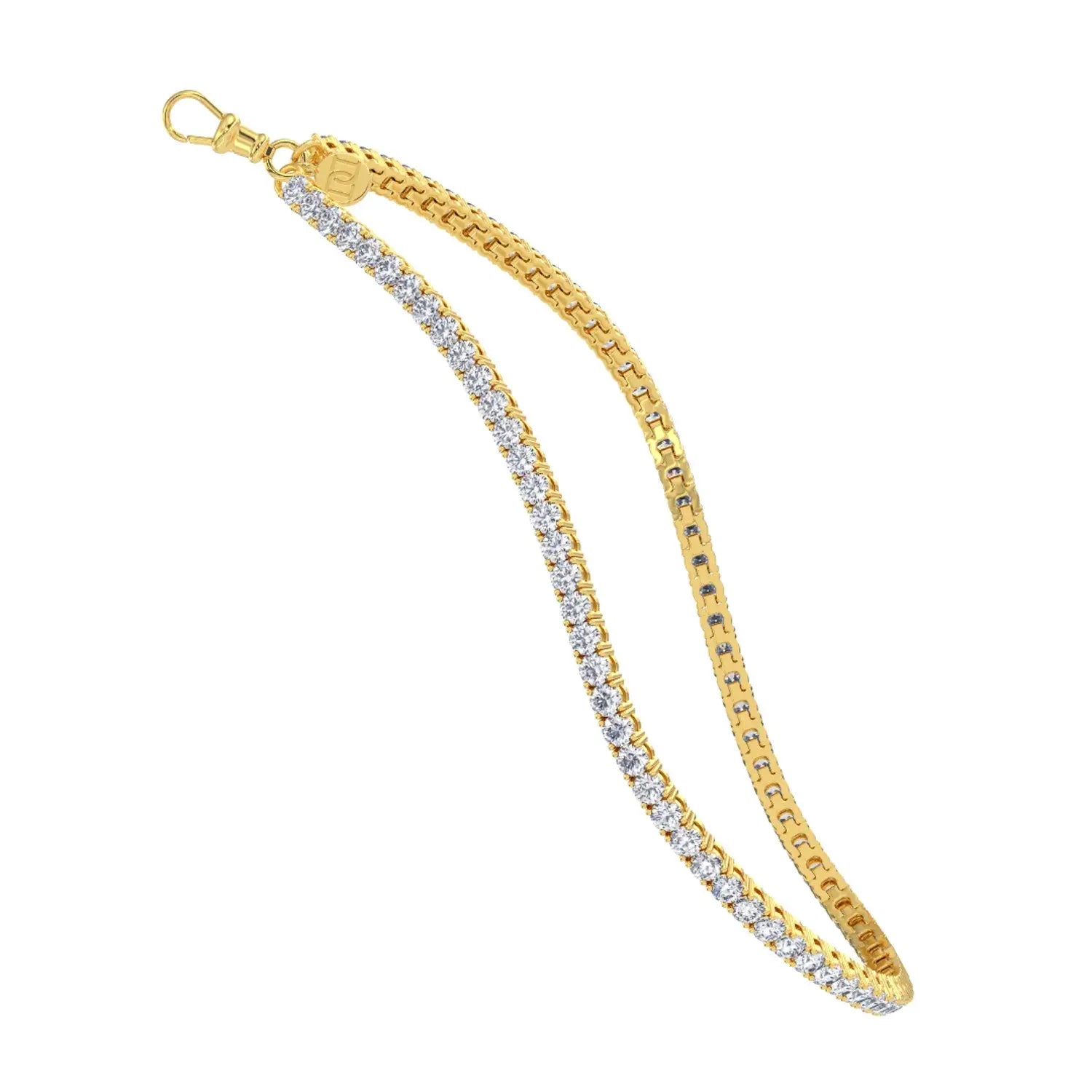 Custom Diamond Wristlet - PARIS