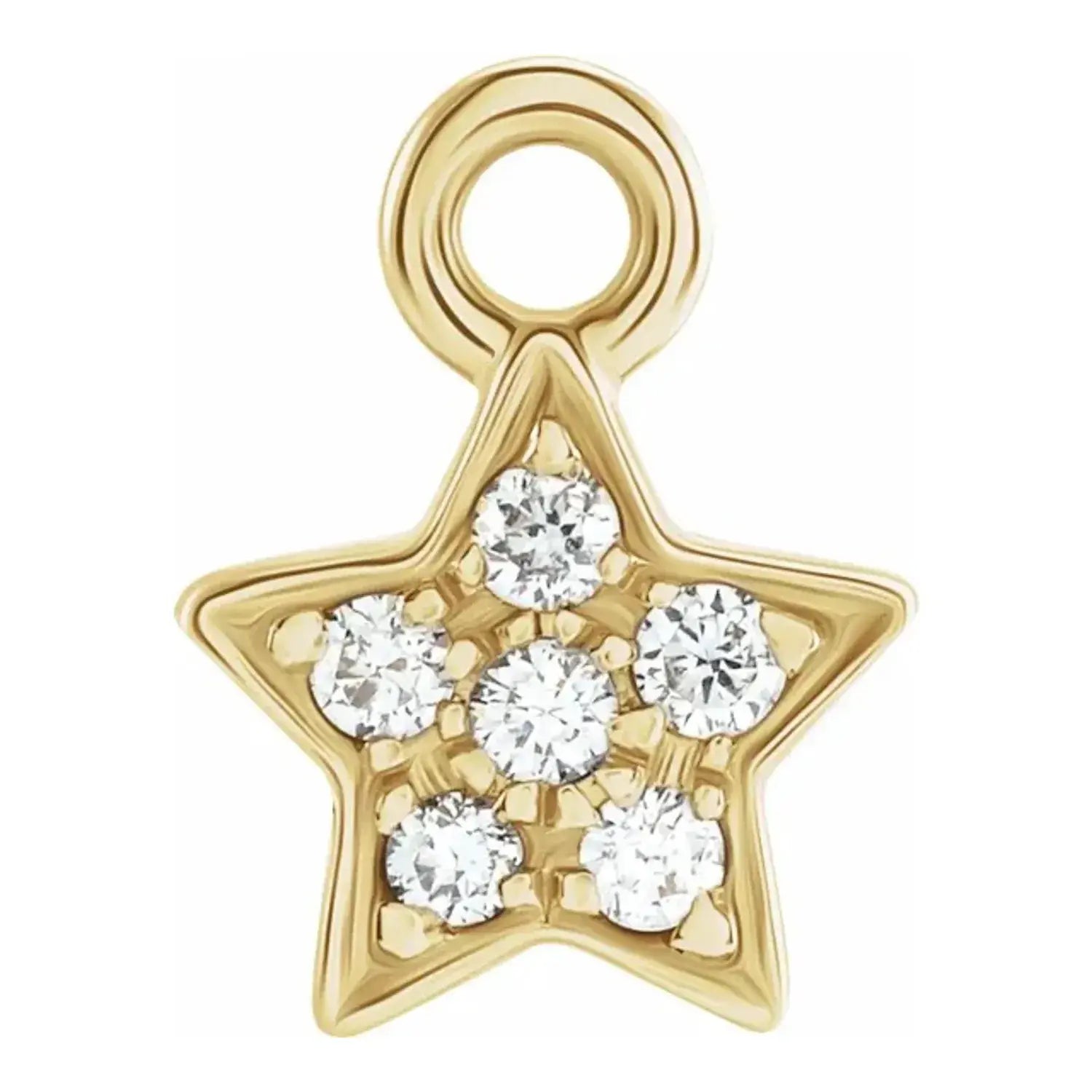 Diamond Star Charm