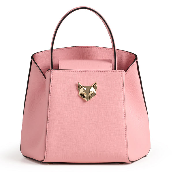 ショルダーバッグ・ポシェット DE MERIEL Rosy Bag Small Cream Pink ROSYBAG ROSA MINI Handbag Pink – DESERI