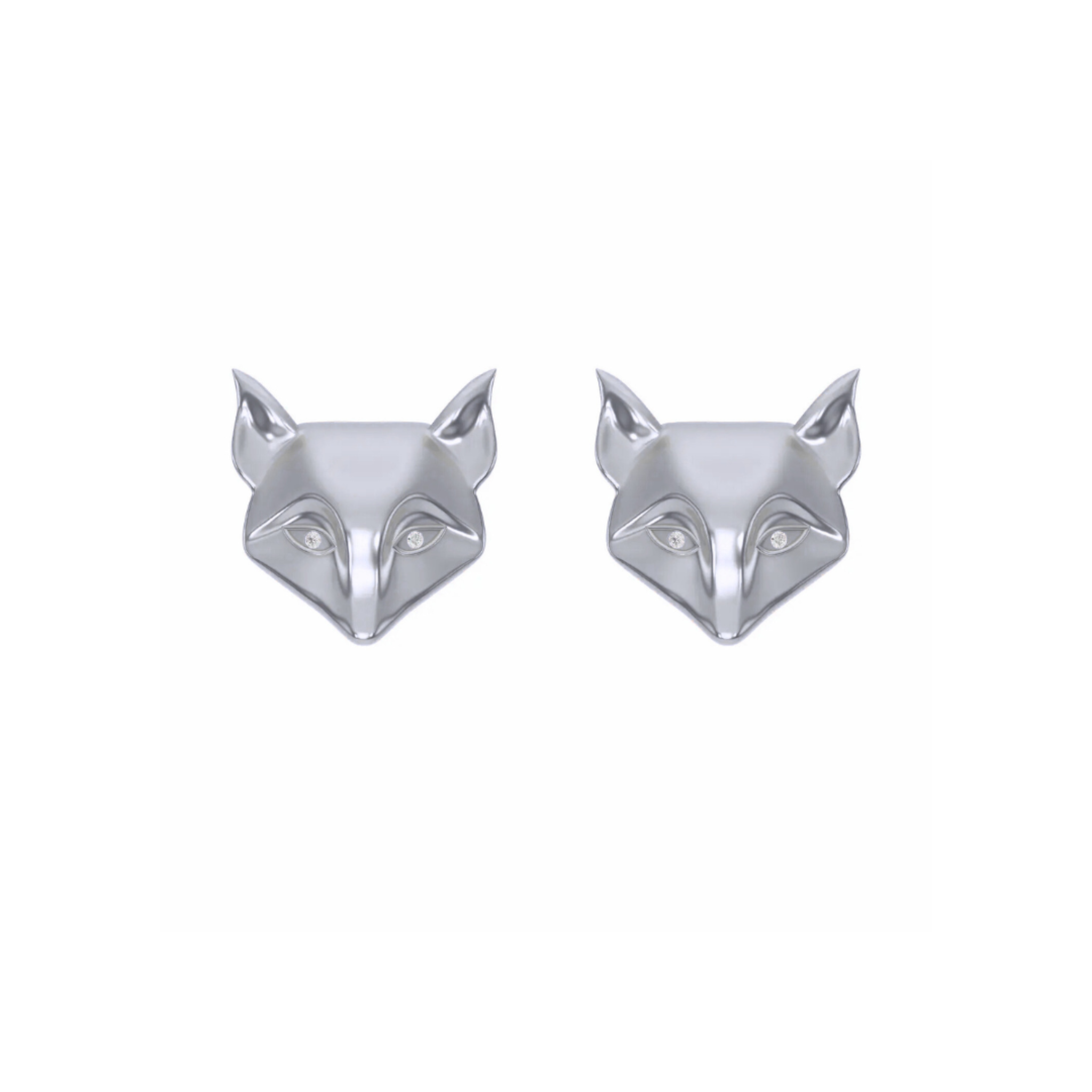 DESERI FOX Stud Earrings