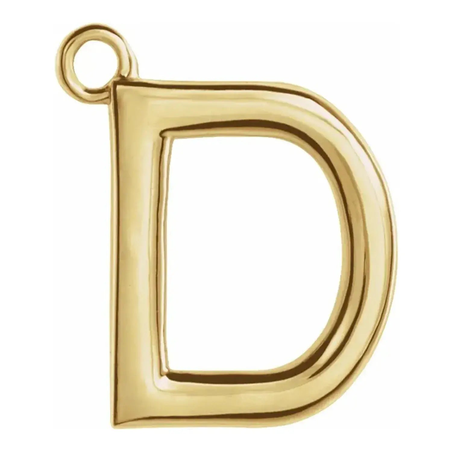 Gold Letter Charm